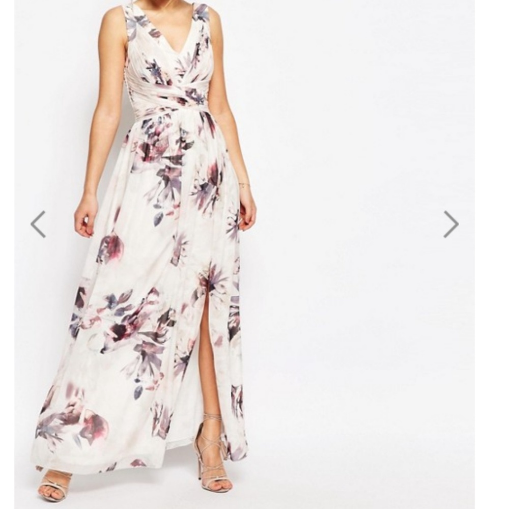 Floral formal maxi dress